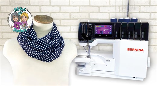 Nancy Zieman The Blog - Twist it! Loop Scarf Serger Tutorial and Fabric Precuts SALE
