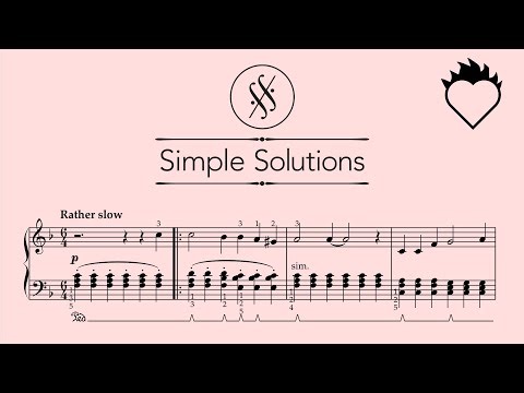Schumann "The Lotus Flower" - Easy Piano Arrangement