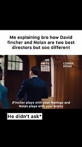 133 reactions · 11 shares | David Fincher and Christopher Nolan are...