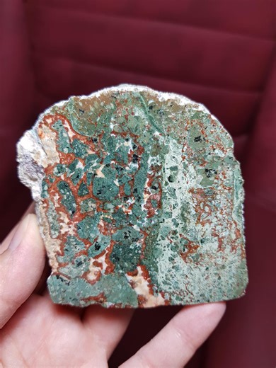 Polished Green Jasper Single – Natural Mossy Patterned Stone - Etsy