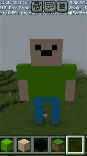 Minecraft Character Build😍 #minecraft #shortsfeed #shorts