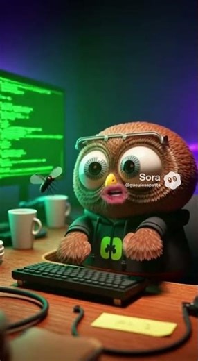 Chouette-IT vs la mouche : qui va craquer en premier ? #programmation #humour