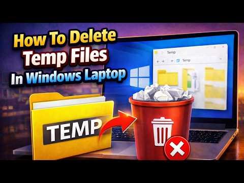 How To Delete Temp Files on Windows Laptop