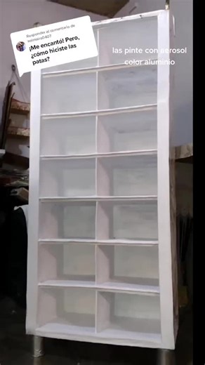 Crea una zapatera con tubos de cartón de forma fácil
