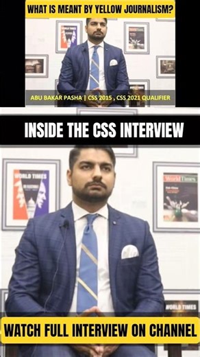 CSS Final Interview : Handling Intense Questions with Abubakar Pasha - CSS Viva with JWT Panel