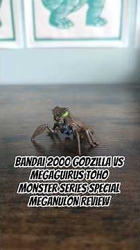 Bandai 2000 Godzilla VS Meganulon Toho Monster Series Special Megaguirus Review #godzilla #review