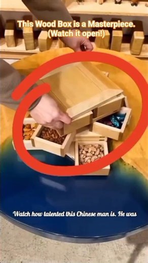 🤯 Unbelievable Wooden Stacking Case Reveal Traditional Woodworking Genius​ #WatchShort#chinesecraft