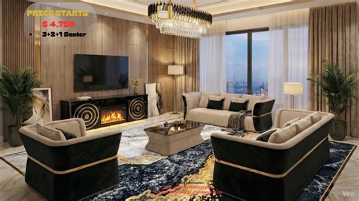 👑 COMING 2026: The Empire Sofa Set 👑 Introducing a sofa set designed to take command of your living space. The Empire Sofa Set (3 2 1 seater) brings a powerful blend of comfort and modern elegance — built to stand out, built to last, and built to elevate your home like a true empire. Paired with a matching coffee table, sleek black TV unit, and a color-changing fireplace with LED lighting, this set creates a living room that feels grand, refined, and undeniably luxurious. Only at Cool Furnishi