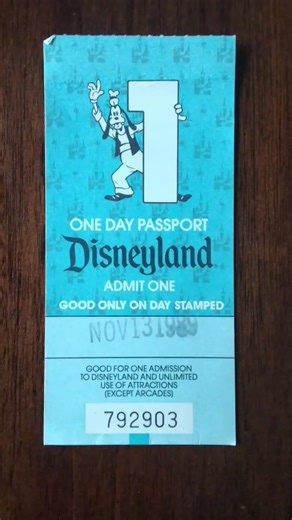 What Disneyland cost in 1989