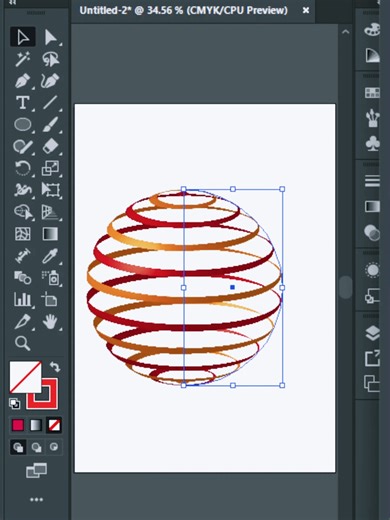 Wrap objects around a sphere in Illustrator. #designtips #wrap #adobeillustrator