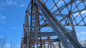 10K views · 124 reactions | Walking across the Gregory Avenue Bridge,...