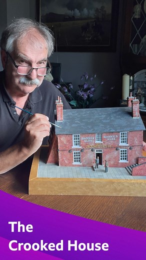 5.9K views · 46 reactions | Britain’s wonkiest pub met its fate on August 5, so model maker David Wright is doing his bit to preserve its memory. | BBC Derby | Facebook