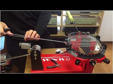 ガットの張り方 2本張り YONEX NANORAY GlanZ 4UG5 24lbs 新グロメットパターン YONEX公式