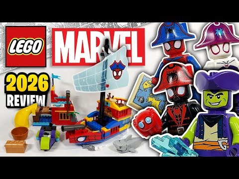 LEGO Marvel Team Spidey Pirate Ship (11208) - 2026 Set Review