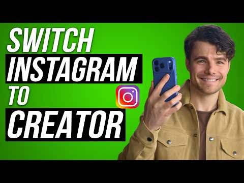 How to Switch Instagram to Creator Account 2026