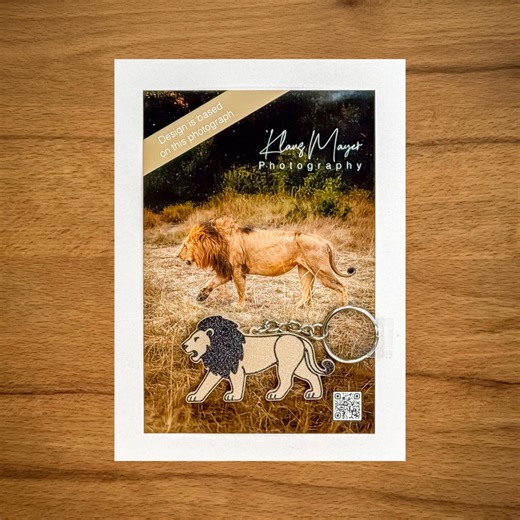 Lion Keychain – 3D Printed Lion Keyring – African Safari Wildlife Gift - Etsy