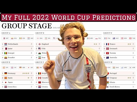 My FULL 2022 World Cup Predictions | Winners, Golden Boot, Dark Horses, Etc