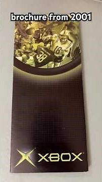 2001 Xbox Demo Kiosk Brochure (plus full-size poster)