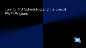 IMS Region Scheduling Setup Schemes