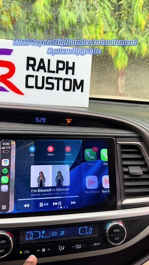 2018 Toyota Highlander Infotainment Upgrade with Apple CarPlay