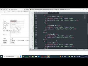Form Example in HTML