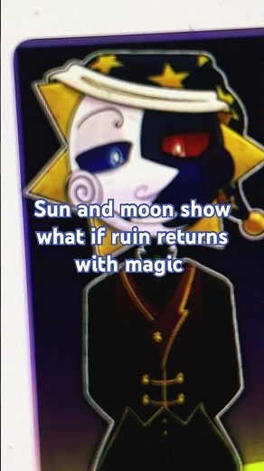 Sun and moon show what a ruin returns with magic ￼