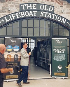 Lovely event by East Looe Town Trust today to celebrate the reopening of Looe’s restored Old Lifeboat Station. The afternoon was brought to life by the voices of Pelynt Male Choir (turn sound on!). Check out our heritage walk from Looe station to the Old Lifeboat Station: https://greatscenicrailways.co.uk/great-days-out/walks/looe-walk/ And keep tabs on Penrock Distillery as they make the building their home - exciting times! | Devon & Cornwall's Great Scenic Railways