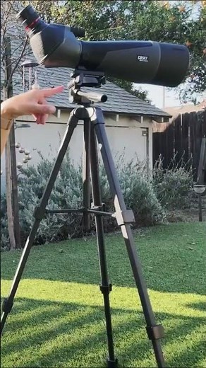 Attach Your Phone & Zoom Like a Pro! 🔭 Gosky 20-60x80 Spotting Scope Setup #shorts #outdoors