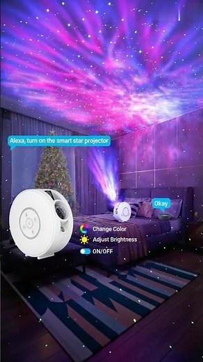 🔭 Transform your room into a galaxy with this Smart Star Projector + Bluetooth Speaker!