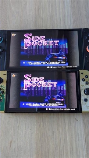 Side Pocket- Nintendo Switch 2 vs Switch OLED Speed Comparison