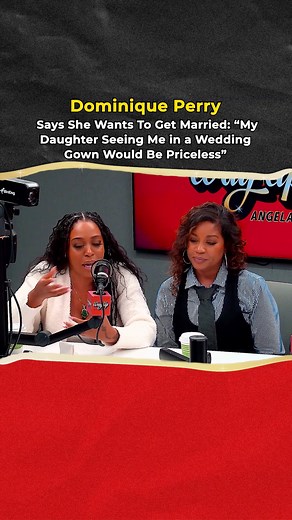2.7K views · 30 reactions | “One day.” Dominique Perry shares why her dream wedding is about more than the dress — it’s about showing her daughter what real love looks like.  Click the link in the bio to watch the full interview on @WayUpWithYee on YouTube | Way Up With Yee | Facebook