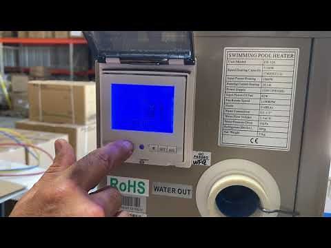 Fibropool Heater FH120 Temperature Adjustment