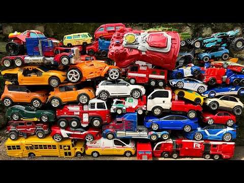 Huge Tobot Carbot & Transformers Collection: Stop Motion Robot, Lego, Optimus Prime Truck Adventure!