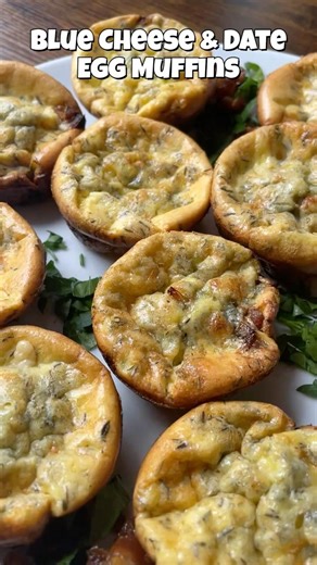 Blue Cheese & Date Egg Muffins
