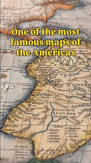 Abraham Ortelius’s map of the Americas - Altea Gallery Explained #antiquemaps #history #america