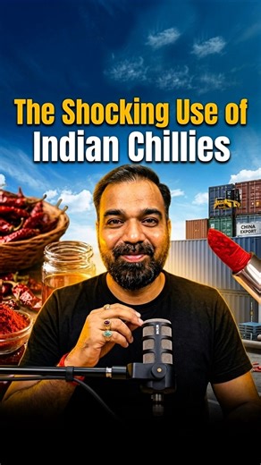 The real ingredient of lipstick is Indian chilli #trending #shorts