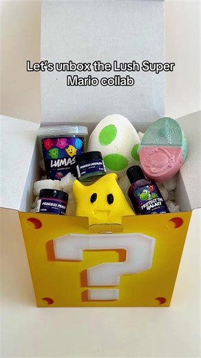 Lush Super Mario Collection Unboxing & Review