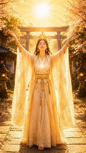 AMATERASU ☀️ The Light of the Japanese Sun Goddess