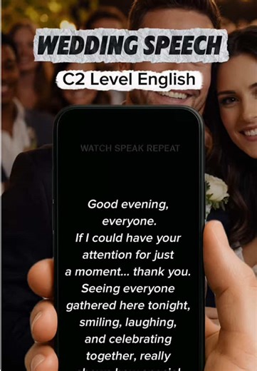 Improve Your English with Wedding Speech Practice