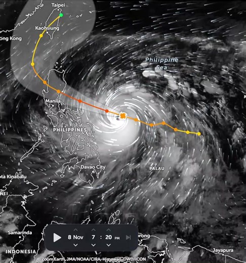 13 reactions · 4 comments | Live Satellite Feed ZOOM EARTH as of 7:20 PM, November 8, 2025 | Lawrence Emil Panasilan | Facebook