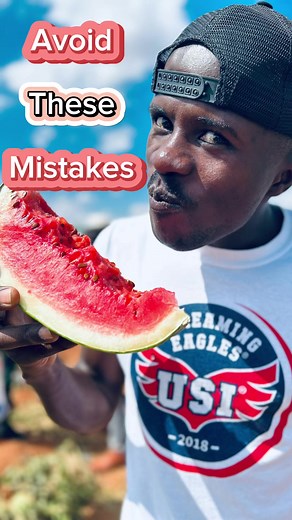 Watermelon farming mistakes to avoid #diy #LetsGrowTogether #farming