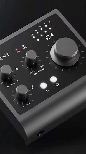 An overview of the Audient iD4 interface!