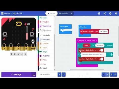 Cómo encender o apagar un LED CON APLAUSO Micro taller