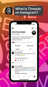 There are now over 100+ Million Users on Threads. Have you decided to join, or are you still uncertain? Take a look at this short video about Threads, and if you want to see what all the hype is about, follow our accounts for more information: https://www.threads.net/@kristaneher https://www.threads.net/@bootcampdigital #threads #threadsapp #instagram #digitalmarketing #contentmarketing #socialmediamarketing #meta | Boot Camp Digital | Facebook
