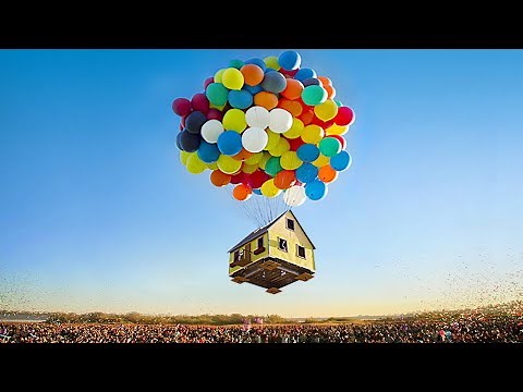 THEY MANAGE TO LIFT A HOUSE WITH BALLOONS - BIG THINGS #27