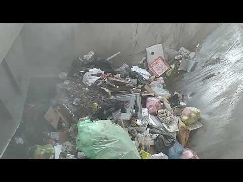 Chaotic Mixed Waste Compaction (Small Loads) Hydraulic Press 110 BAR #crushing