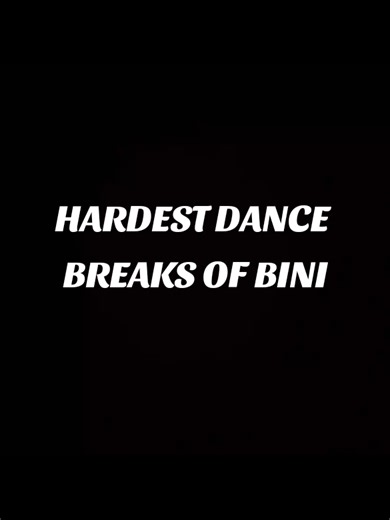 BINI's Toughest Dance Break: Part 1