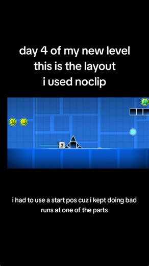 Geometry Dash Level Creation Day 4 Progress