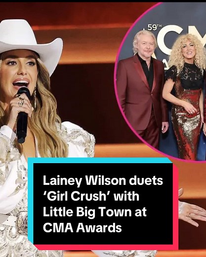 Lainey Wilson duets ‘Girl Crush’ at CMA Awards
