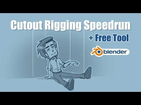 Master Cutout Animation in Blender + FREE Mesh-Cutting Tool!